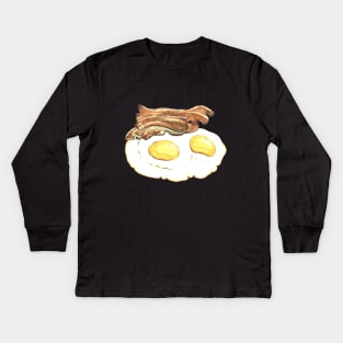 Bacon & Eggs Kids Long Sleeve T-Shirt